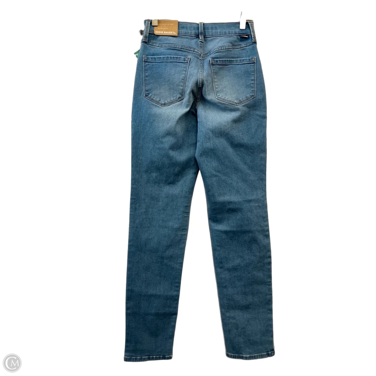 Jeans Straight By Eddie Bauer In Blue Denim, Size: 0