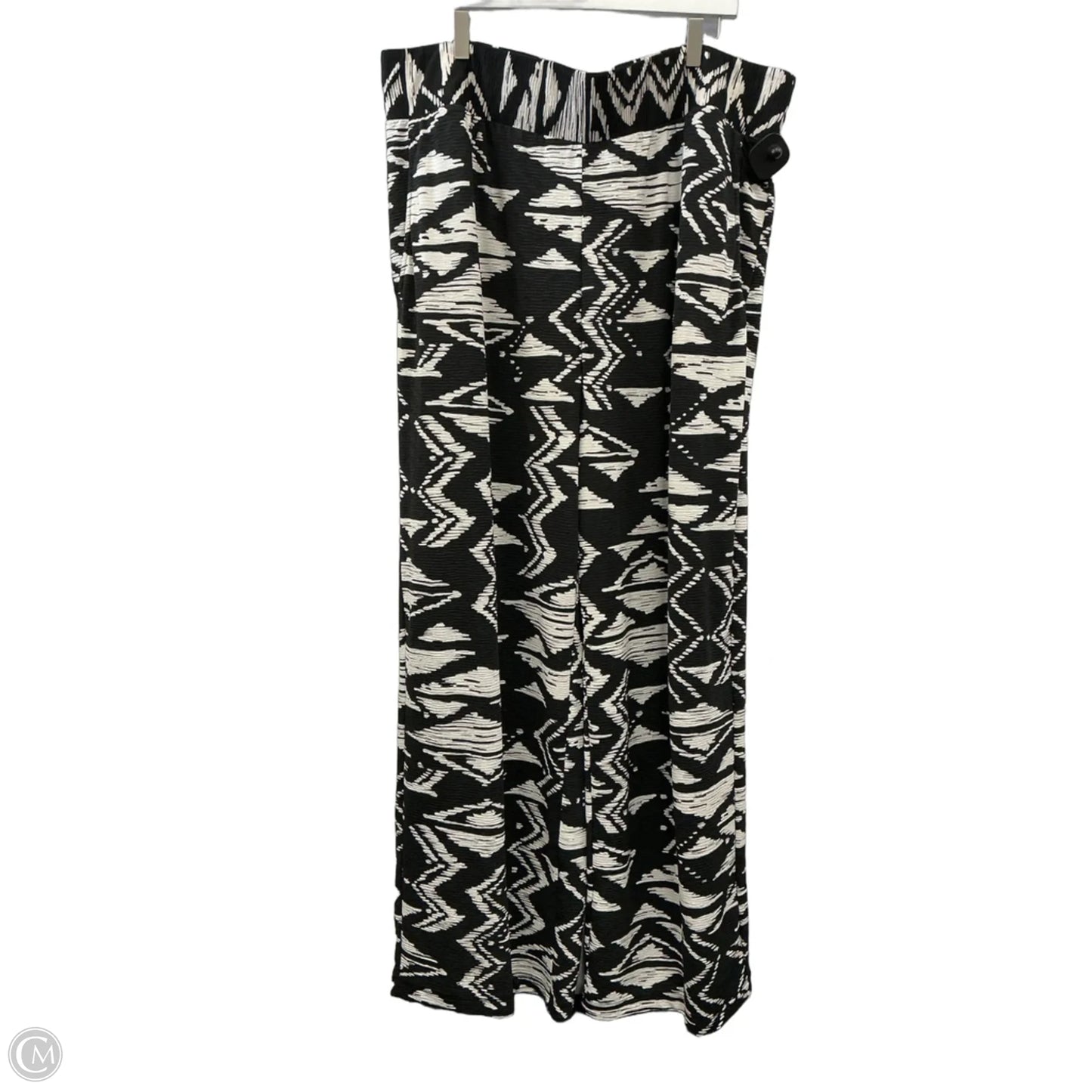 Pants Wide Leg By Chicos In Black & White, Size: 20