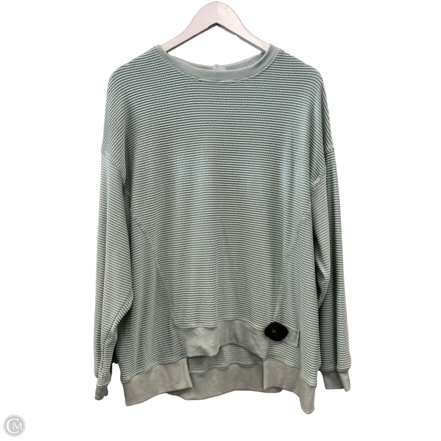 Top Long Sleeve By As Revival In Aqua, Size: S