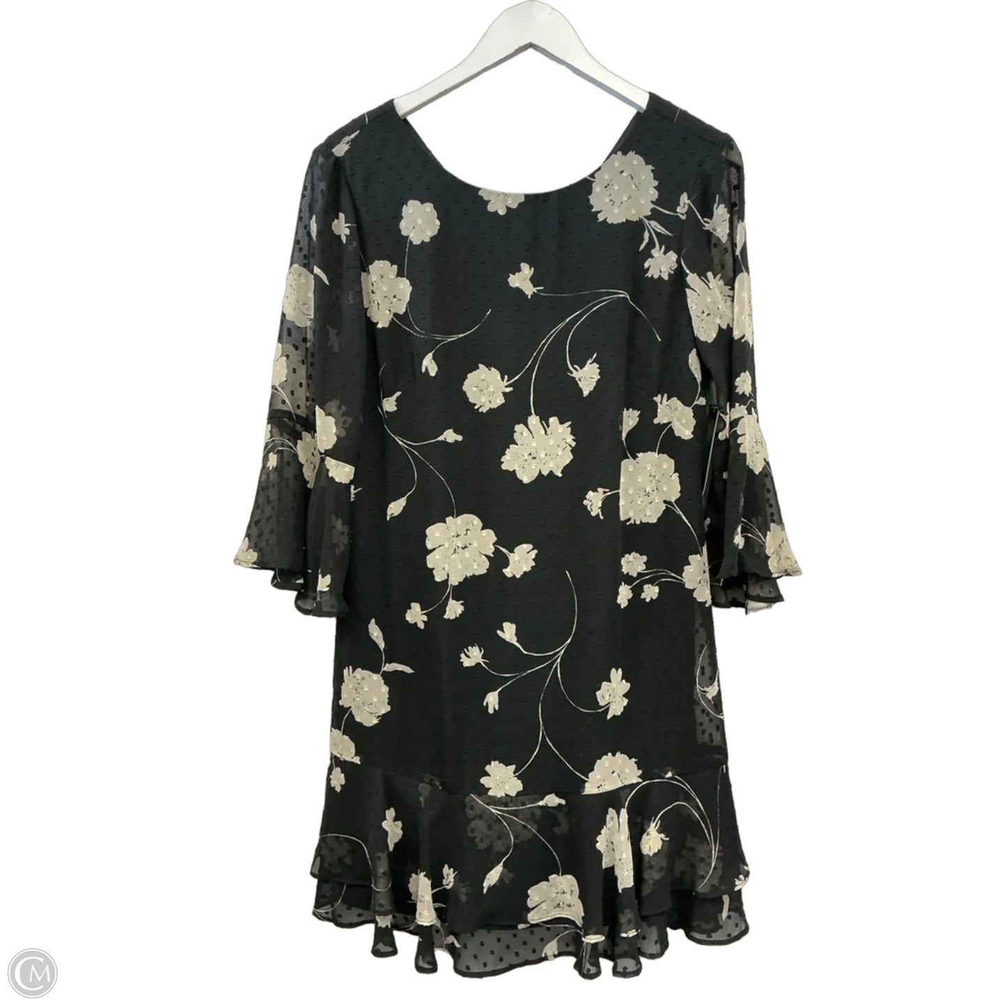Dress Casual Midi By Jessica Howard In Black, Size: Lp