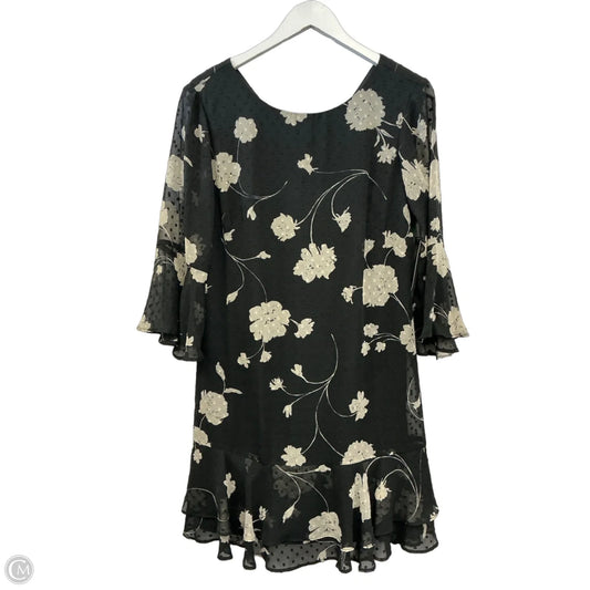 Dress Casual Midi By Jessica Howard In Black, Size: Lp
