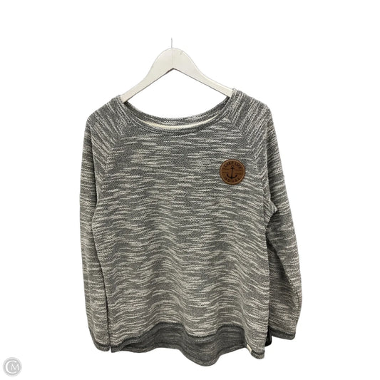 Top Long Sleeve By Blue In Grey, Size: L