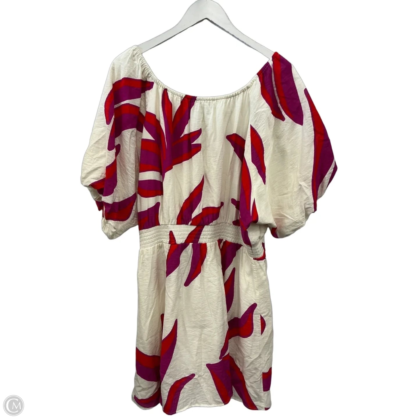 Dress Casual Short By Nine West Apparel In Purple & Red, Size: Xxl