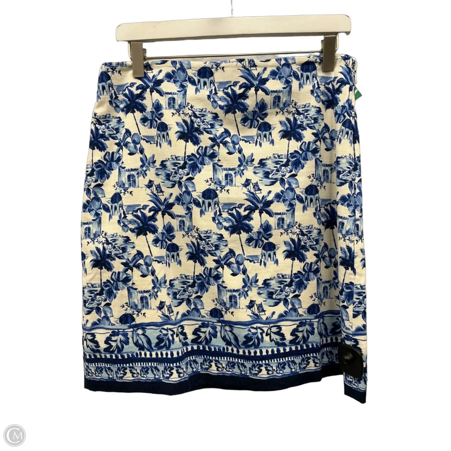 Skirt Midi By Loft In Blue, Size: 8