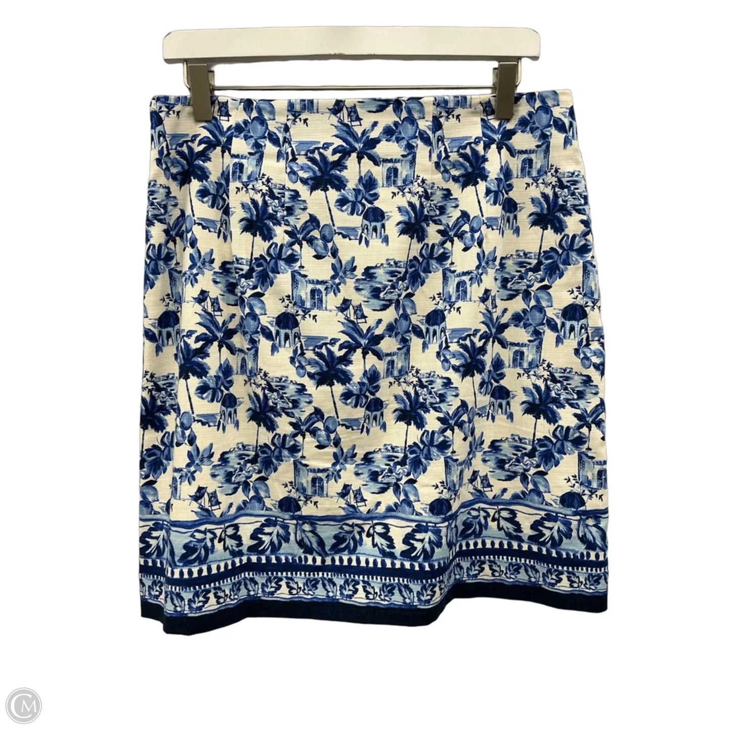 Skirt Midi By Loft In Blue, Size: 8