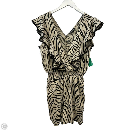 Romper By Inc In Black & Tan, Size: L