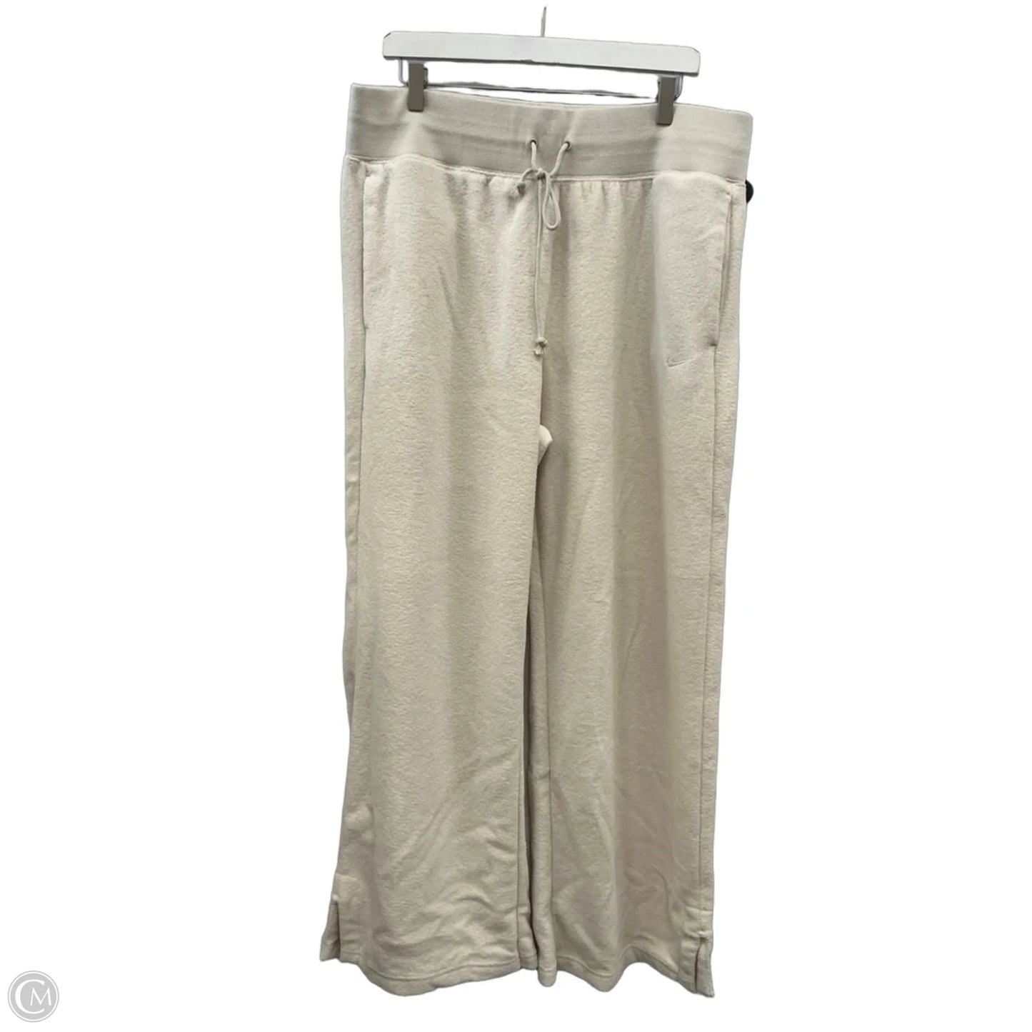 Athletic Pants By Nike Apparel In Cream, Size: Xl