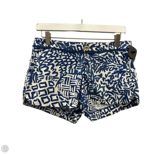 Shorts Designer By Lilly Pulitzer In Blue & White, Size: 2