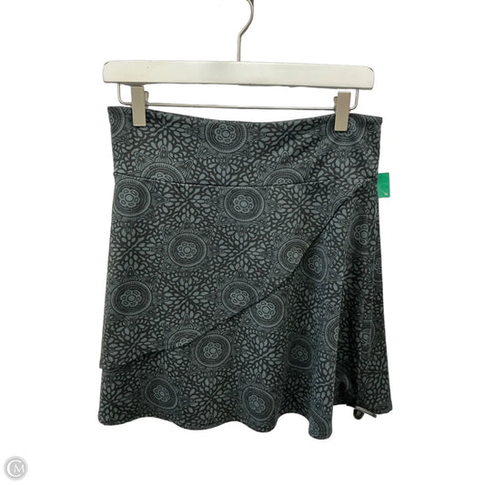 Athletic Skort By Soybu In Black & Grey, Size: M