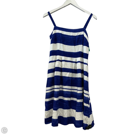 Dress Casual Short By Loft In Blue & White, Size: S