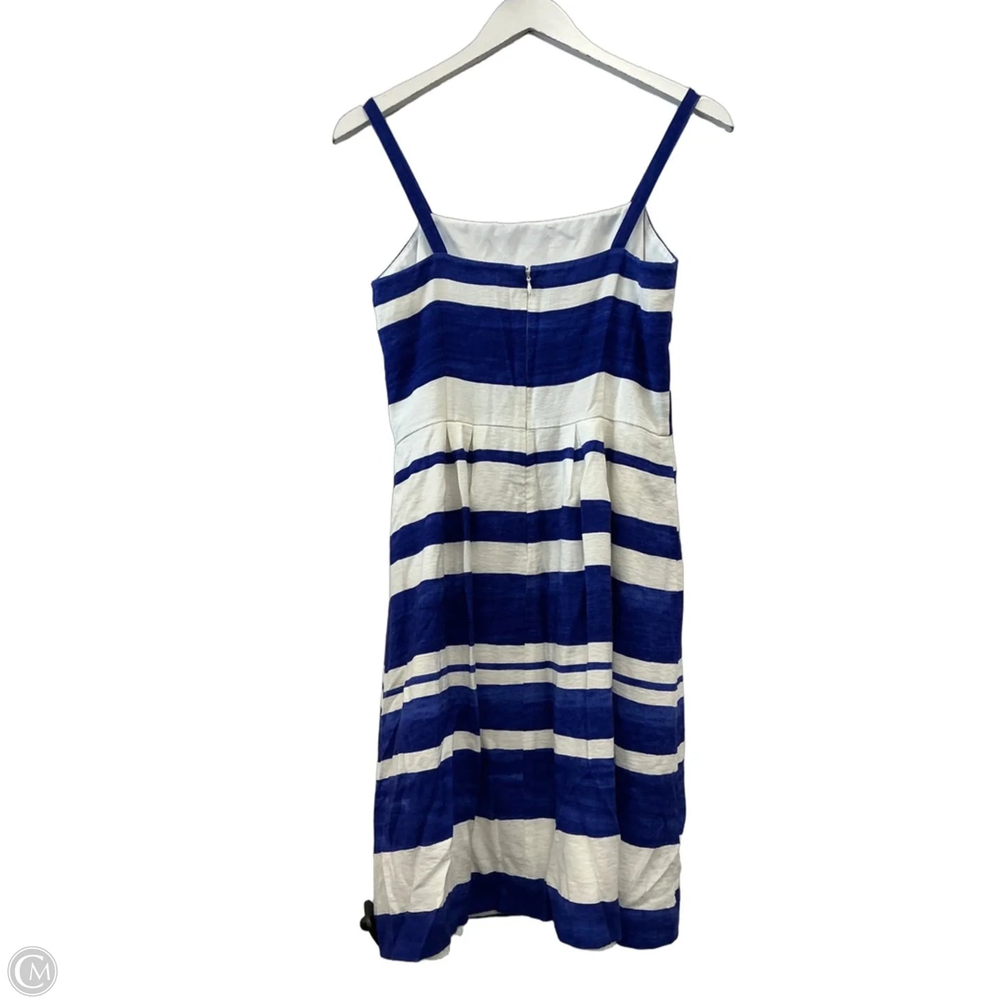 Dress Casual Short By Loft In Blue & White, Size: S