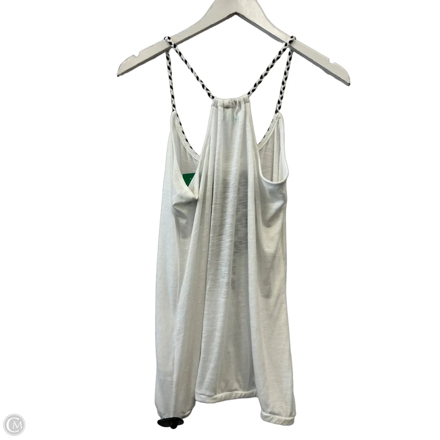 Top Sleeveless By Maurices In Black & White, Size: L