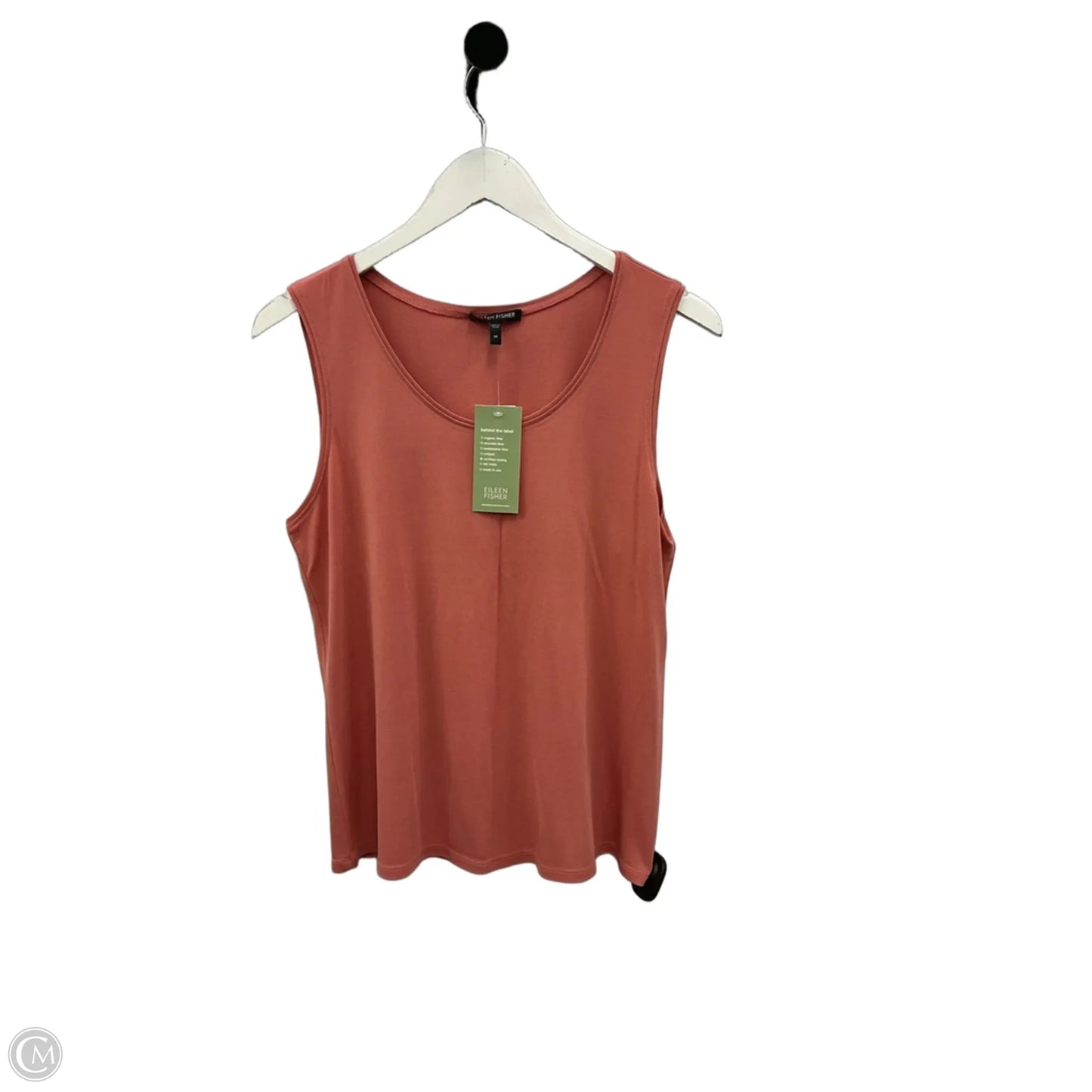 Top Sleeveless Basic By Eileen Fisher In Orange, Size: M