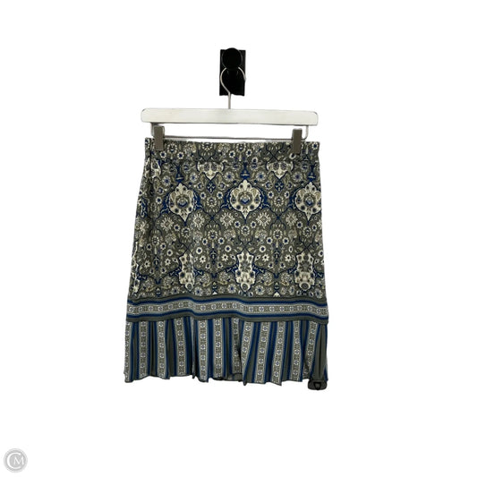 Skirt Mini & Short By Max Studio In Blue & Grey, Size: 6