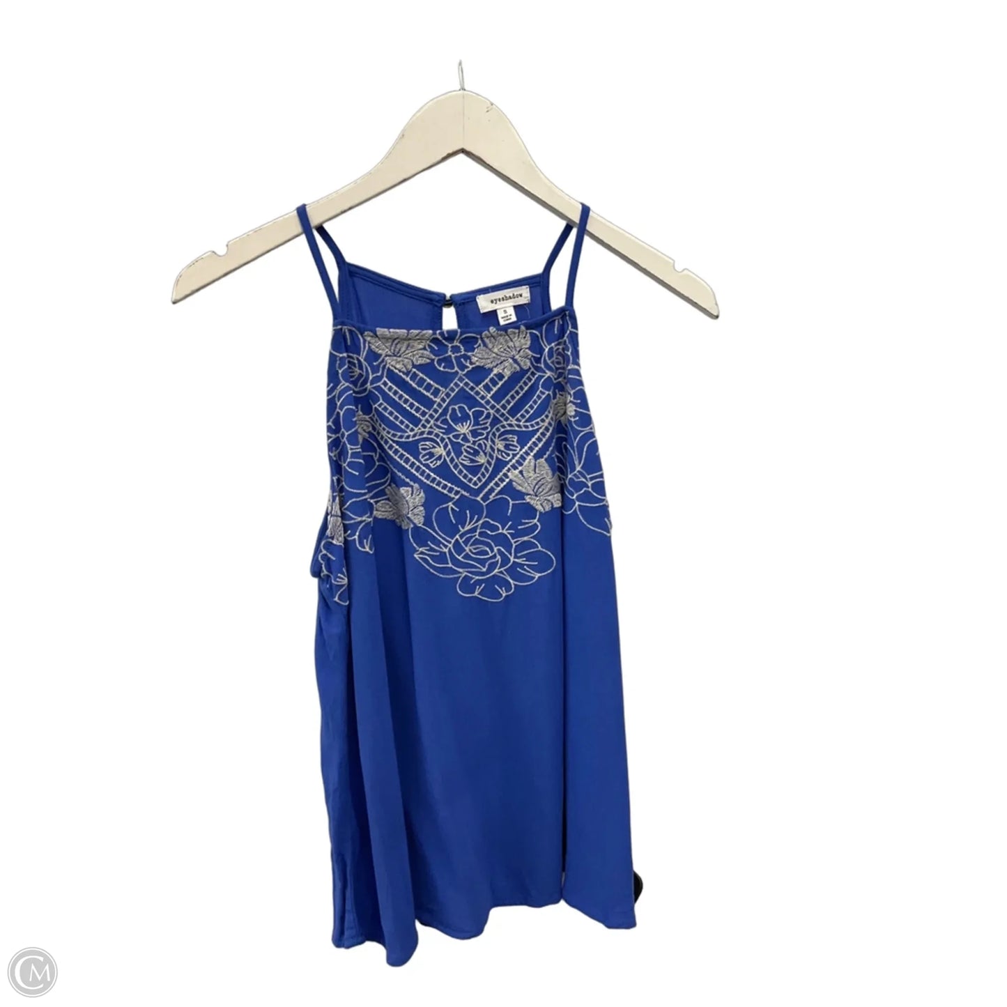 Top Sleeveless By Eyeshadow In Blue, Size: S