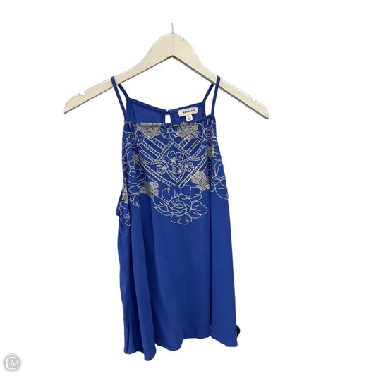 Top Sleeveless By Eyeshadow In Blue, Size: S