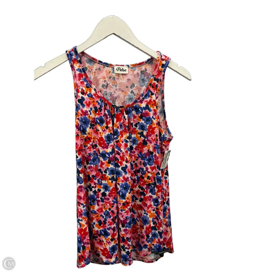Top Sleeveless By Pulse In Multi-colored, Size: Xs