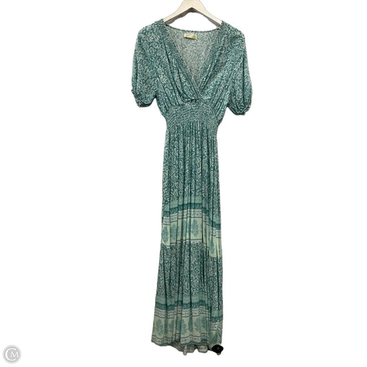 Dress Casual Maxi By Clothes Mentor In Aqua, Size: Xl