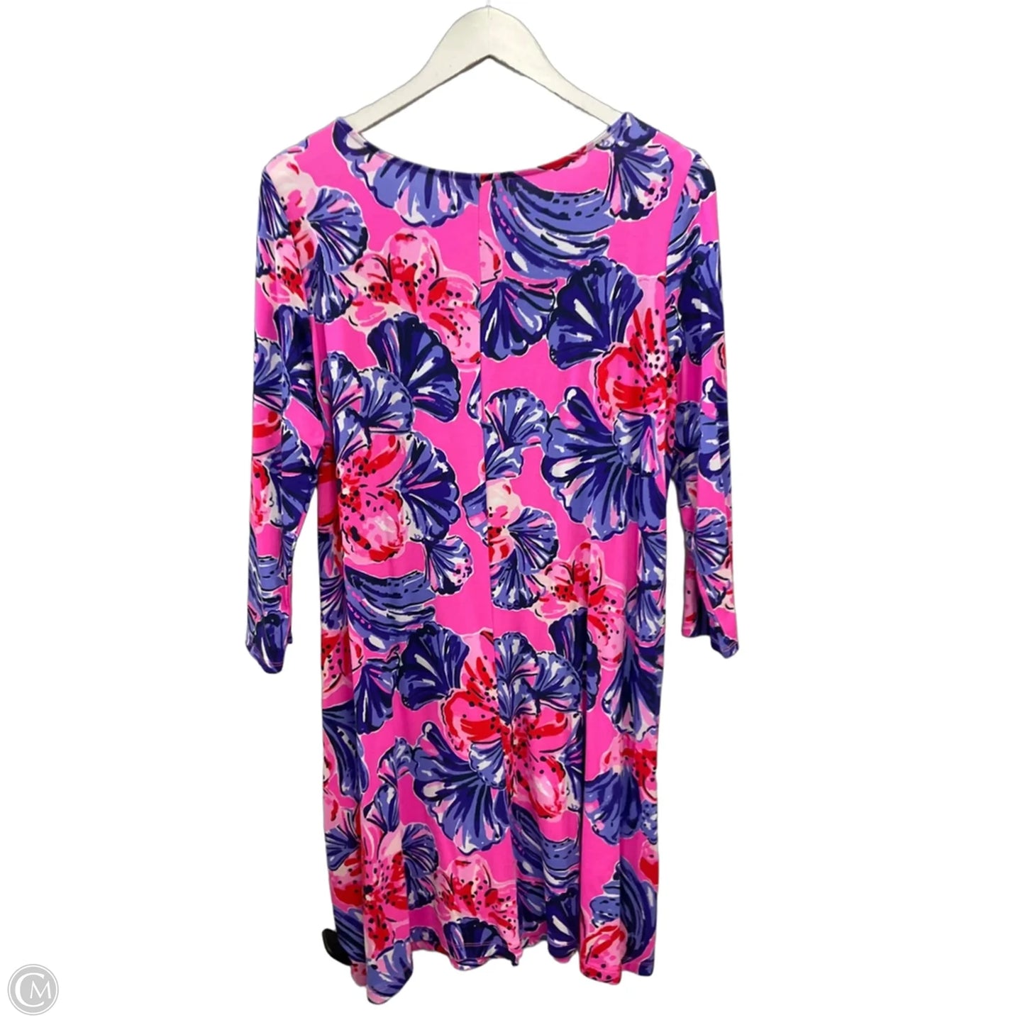 Dress Designer By Lilly Pulitzer In Pink & Purple, Size: L