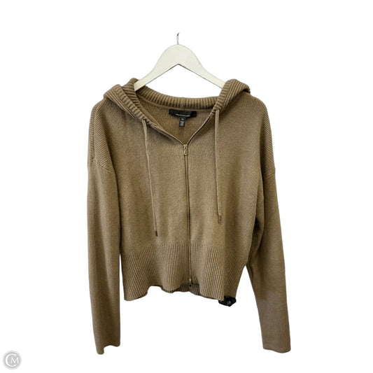 Sweater Cardigan By White House Black Market In Tan, Size: Xl
