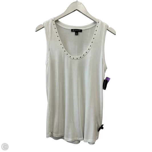 Top Sleeveless By Inc In White, Size: M