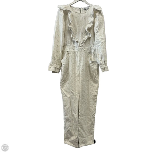Jumpsuit By En Saison In Cream, Size: L