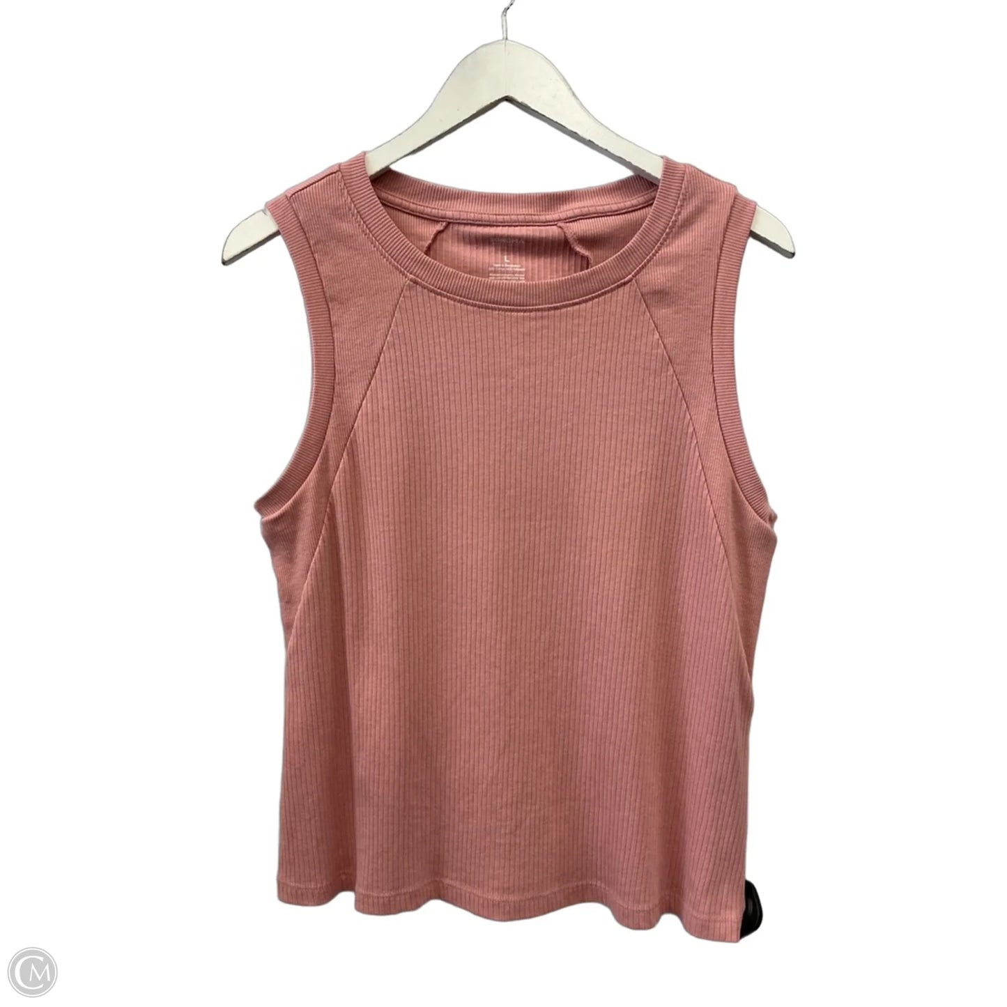 Top Sleeveless By Sonoma In Pink, Size: L