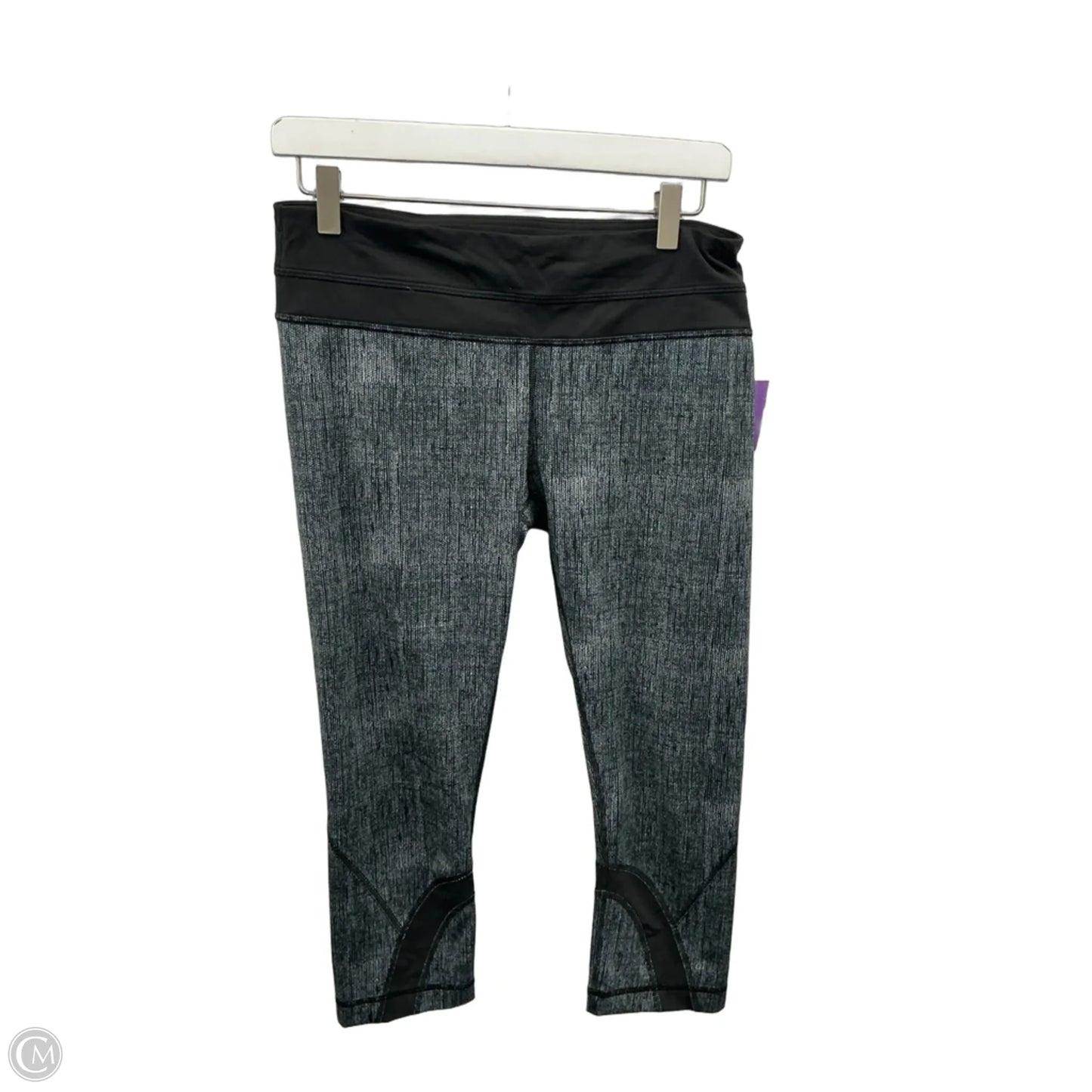 Athletic Capris By Lululemon In Teal, Size: M