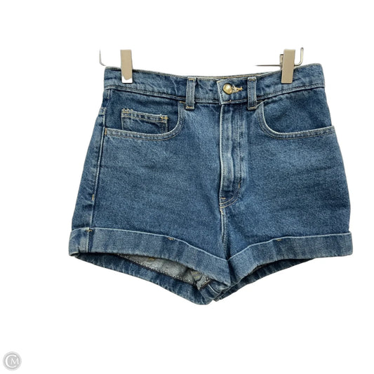 Shorts By American Apparel In Blue Denim, Size: 2