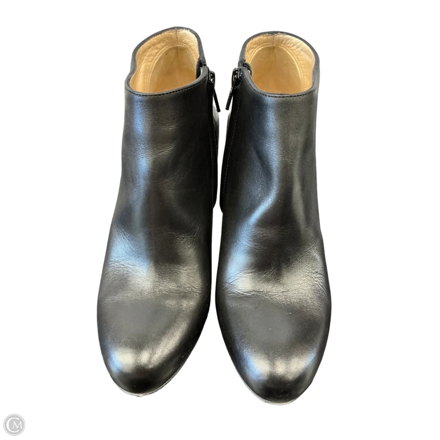 Boots Luxury Designer By Christian Louboutin In Black, Size: 8.5