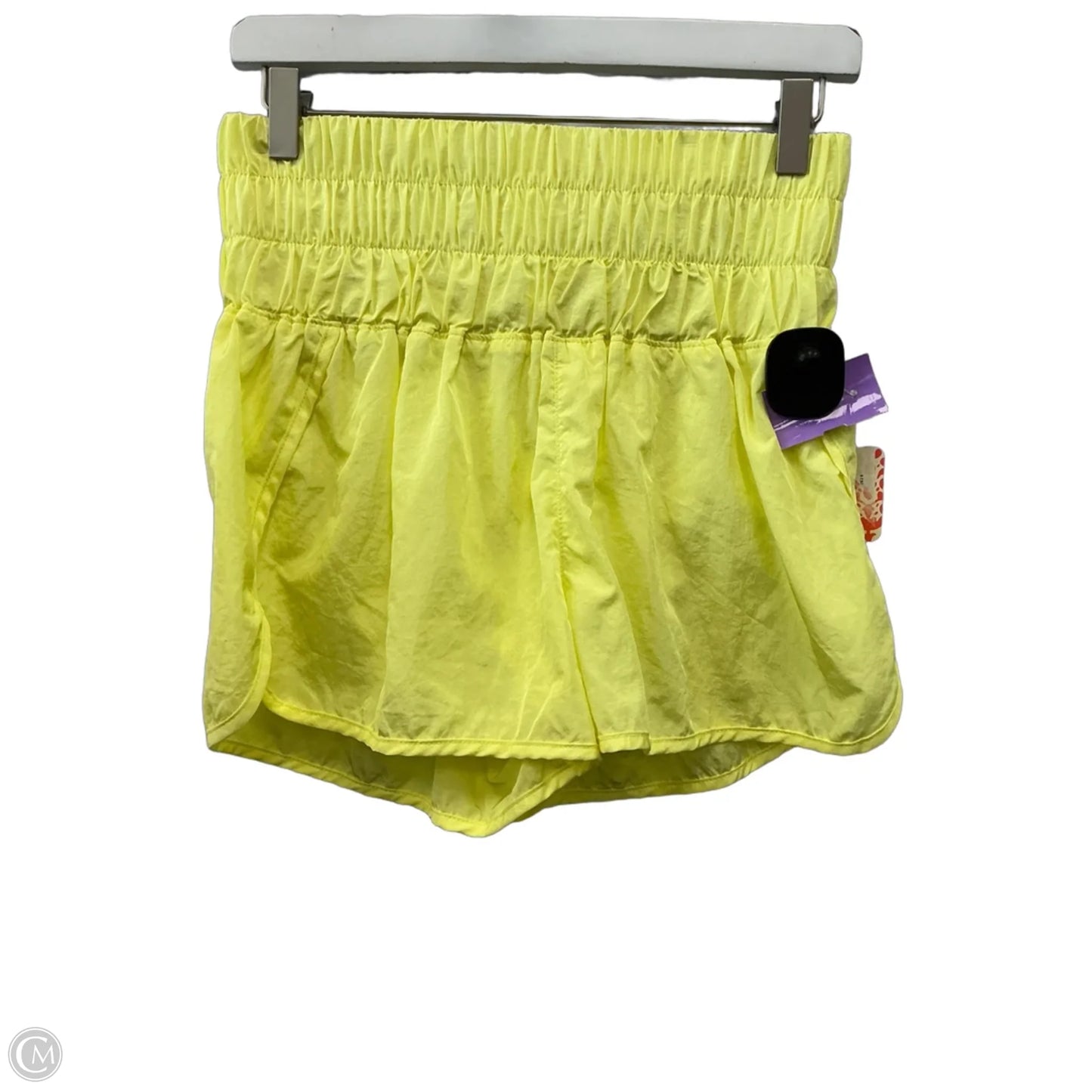 Athletic Shorts By Free People In Yellow, Size: M