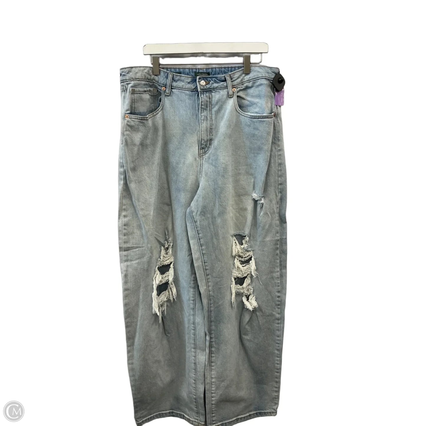 Jeans Wide Leg By Wild Fable In Blue Denim, Size: 16