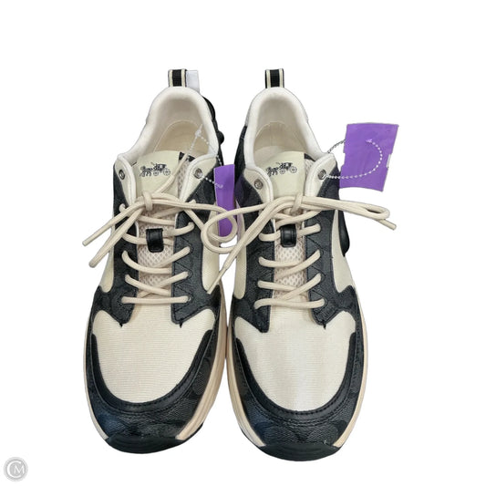 Shoes Designer By Coach In Black & Cream, Size: 11