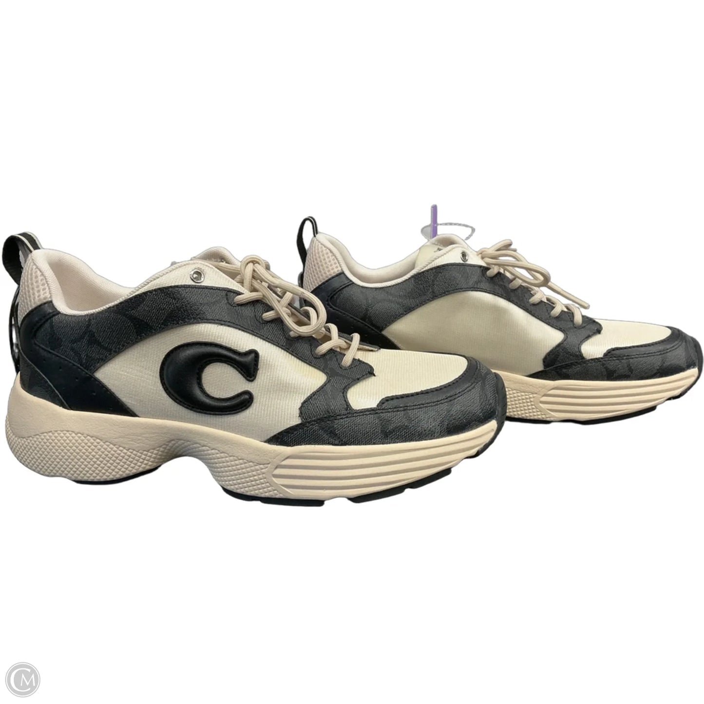 Shoes Designer By Coach In Black & Cream, Size: 11