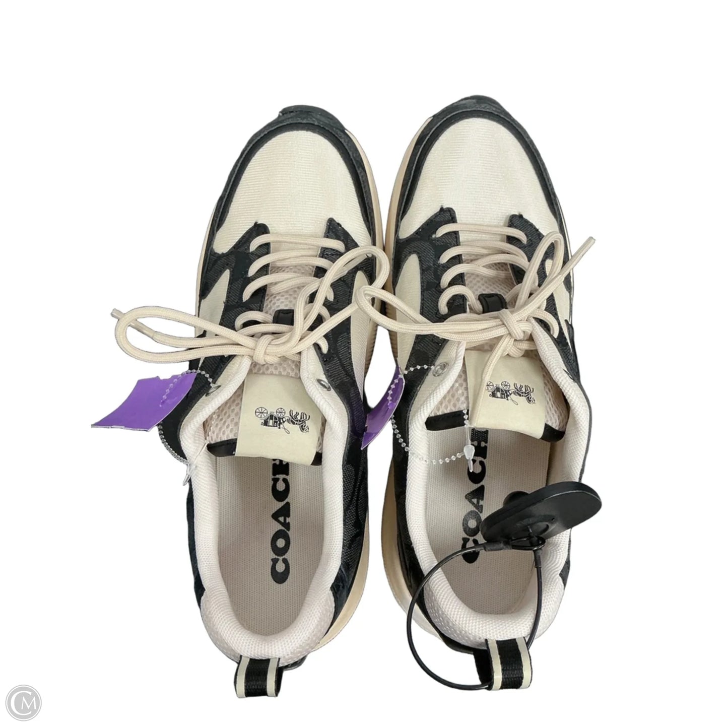 Shoes Designer By Coach In Black & Cream, Size: 11