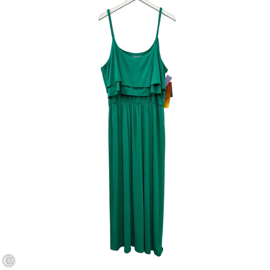 Dress Casual Maxi By Ny Collection In Green, Size: Xl