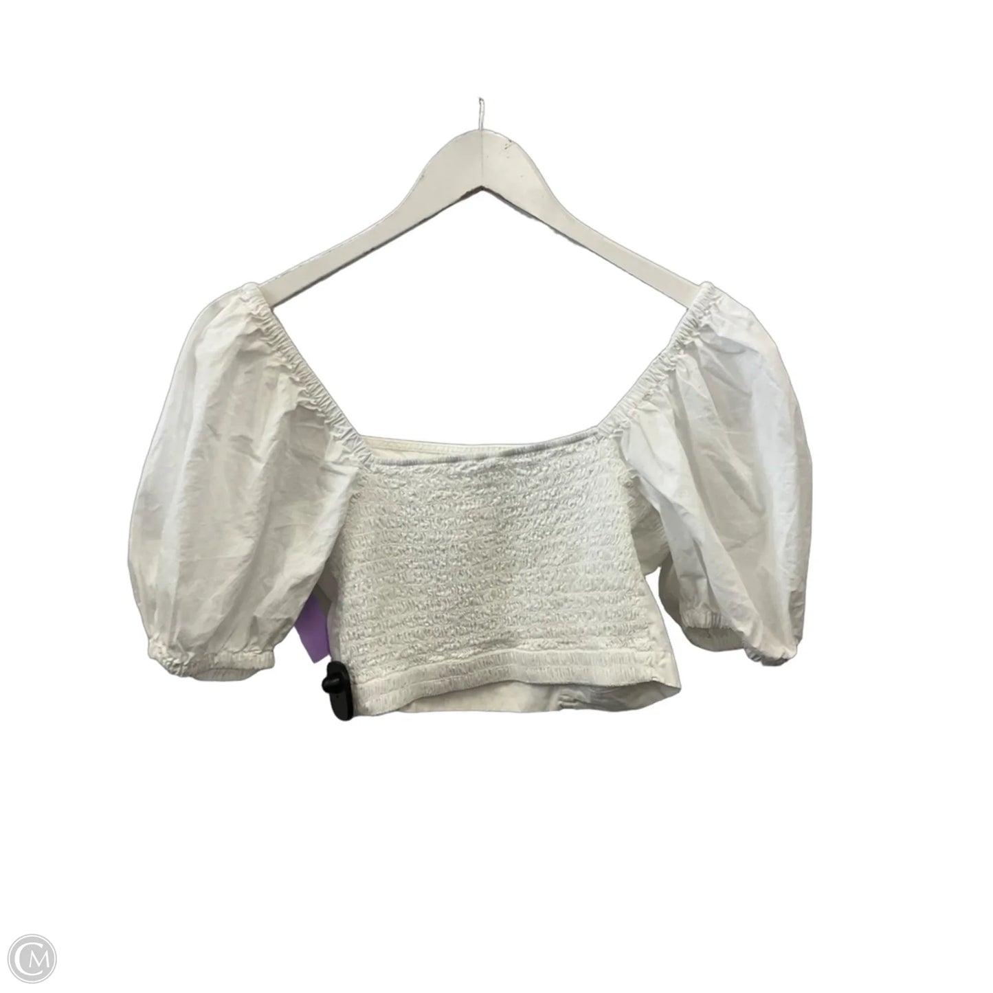 Top Short Sleeve By Aerie In White, Size: M