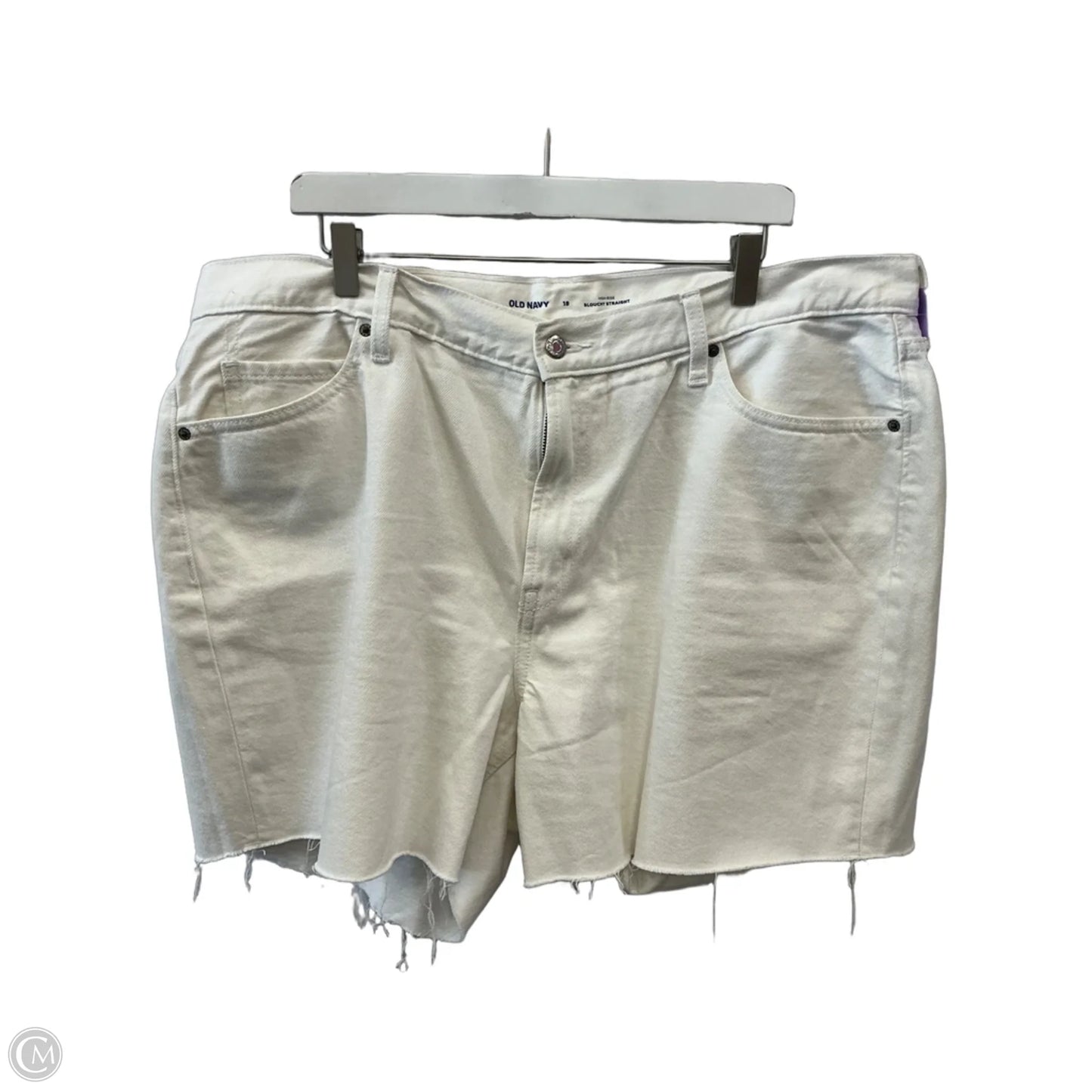Shorts By Old Navy In White Denim, Size: 18