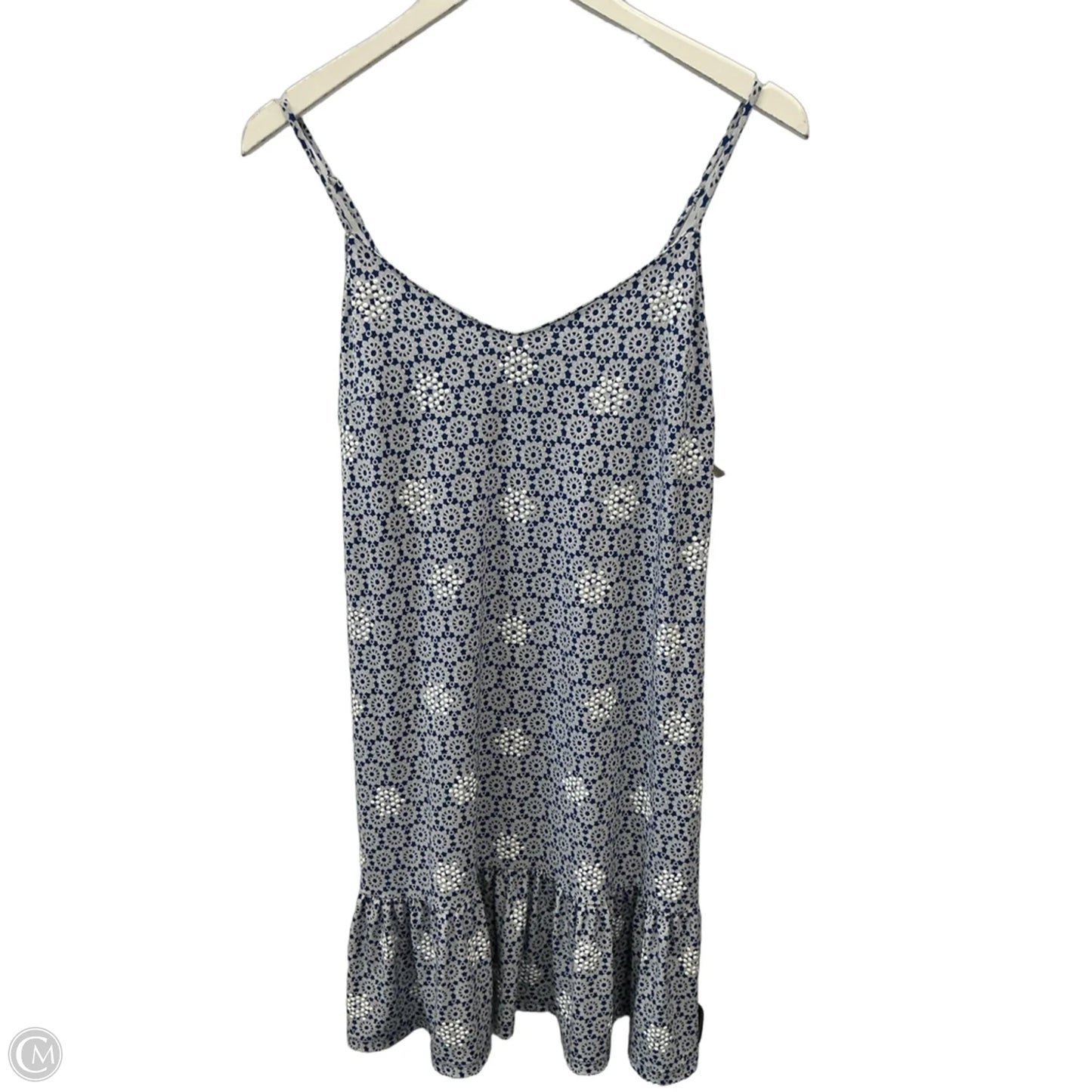 Dress Casual Short By Michael By Michael Kors In Blue & White, Size: M