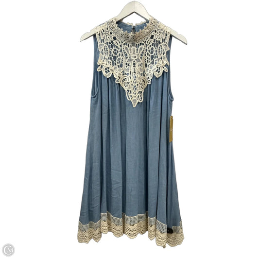 Dress Casual Midi By Andree By Unit In Blue, Size: L