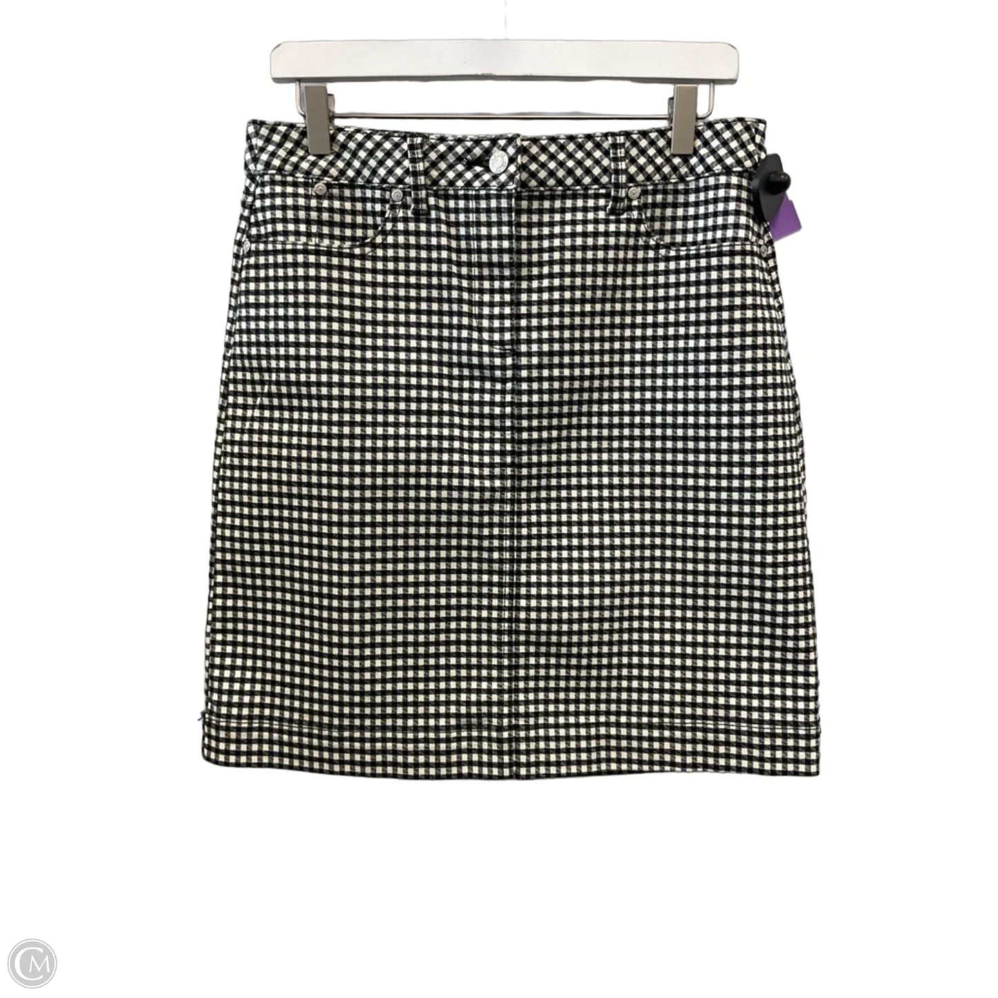 Skirt Mini & Short By Talbots In Black & White, Size: 6