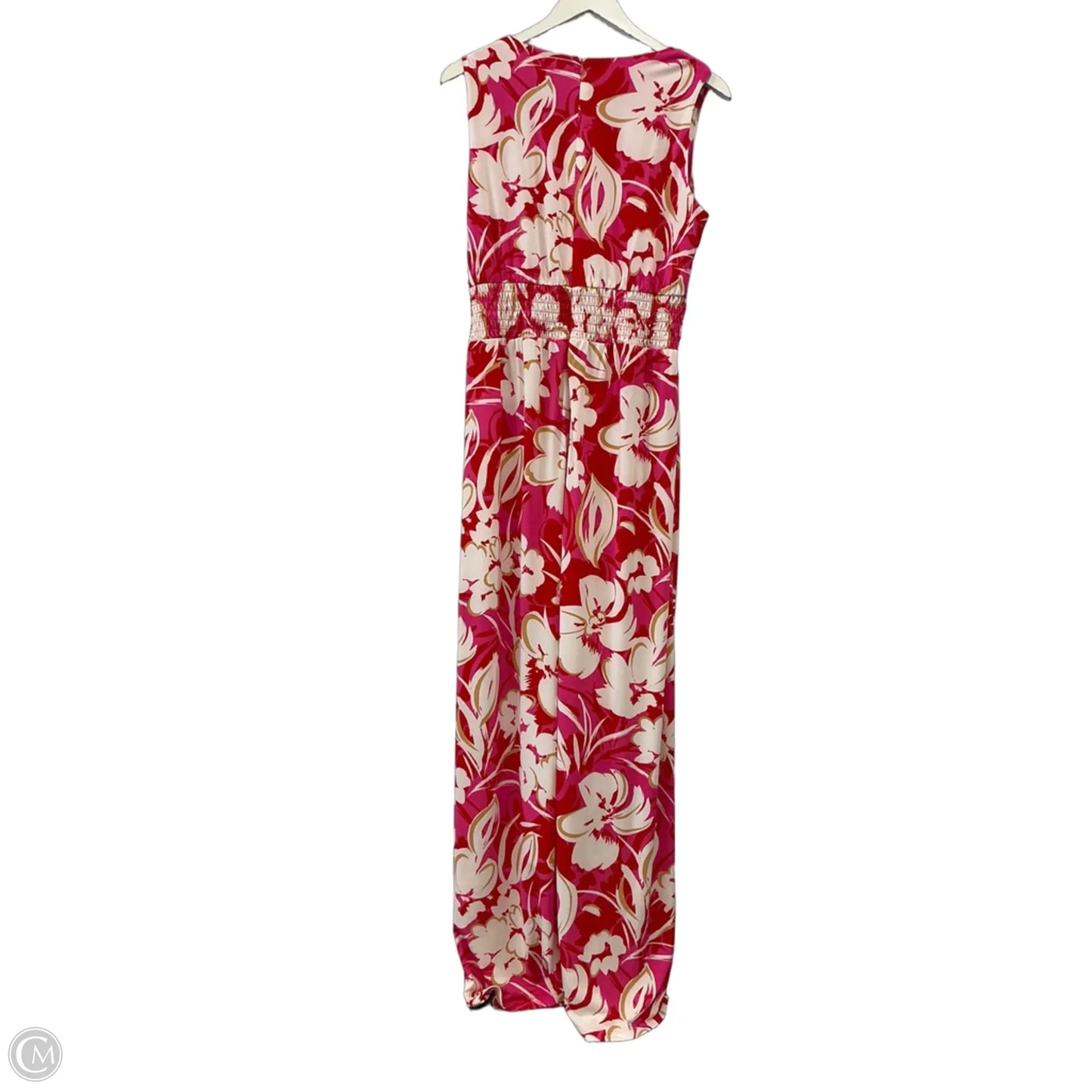 Dress Casual Maxi By Vince Camuto In Pink & Red, Size: M