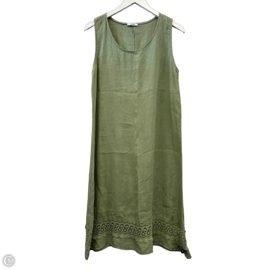 Dress Casual Midi By Clothes Mentor In Green, Size: S