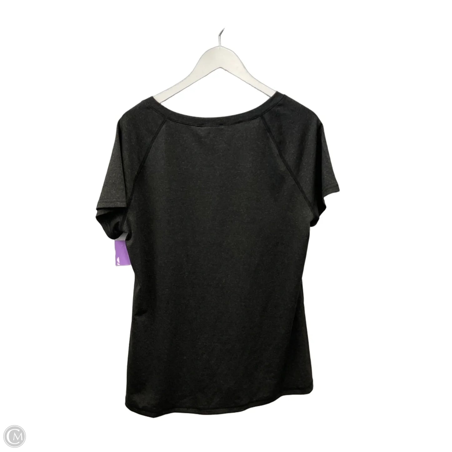 Athletic Top Short Sleeve By Clothes Mentor In Grey, Size: Xl