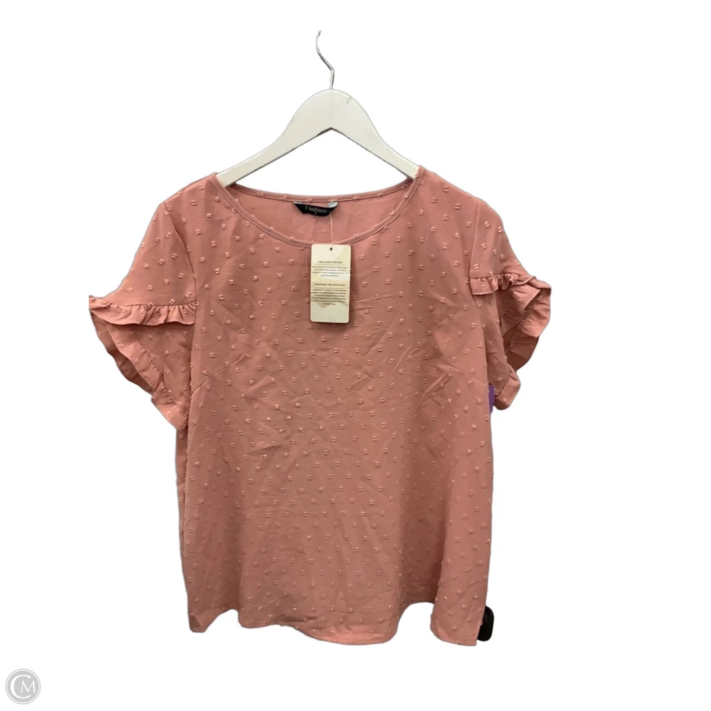 Top Short Sleeve By Clothes Mentor In Pink, Size: S