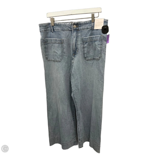 Jeans Cropped By Lc Lauren Conrad In Blue Denim, Size: 16