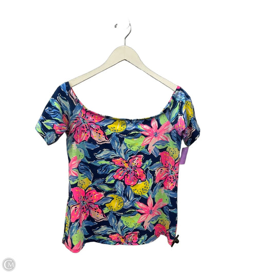 Top Short Sleeve By Lilly Pulitzer In Multi-colored, Size: M