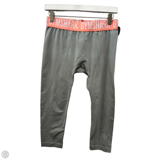 Athletic Capris By Gym Shark In Grey, Size: L