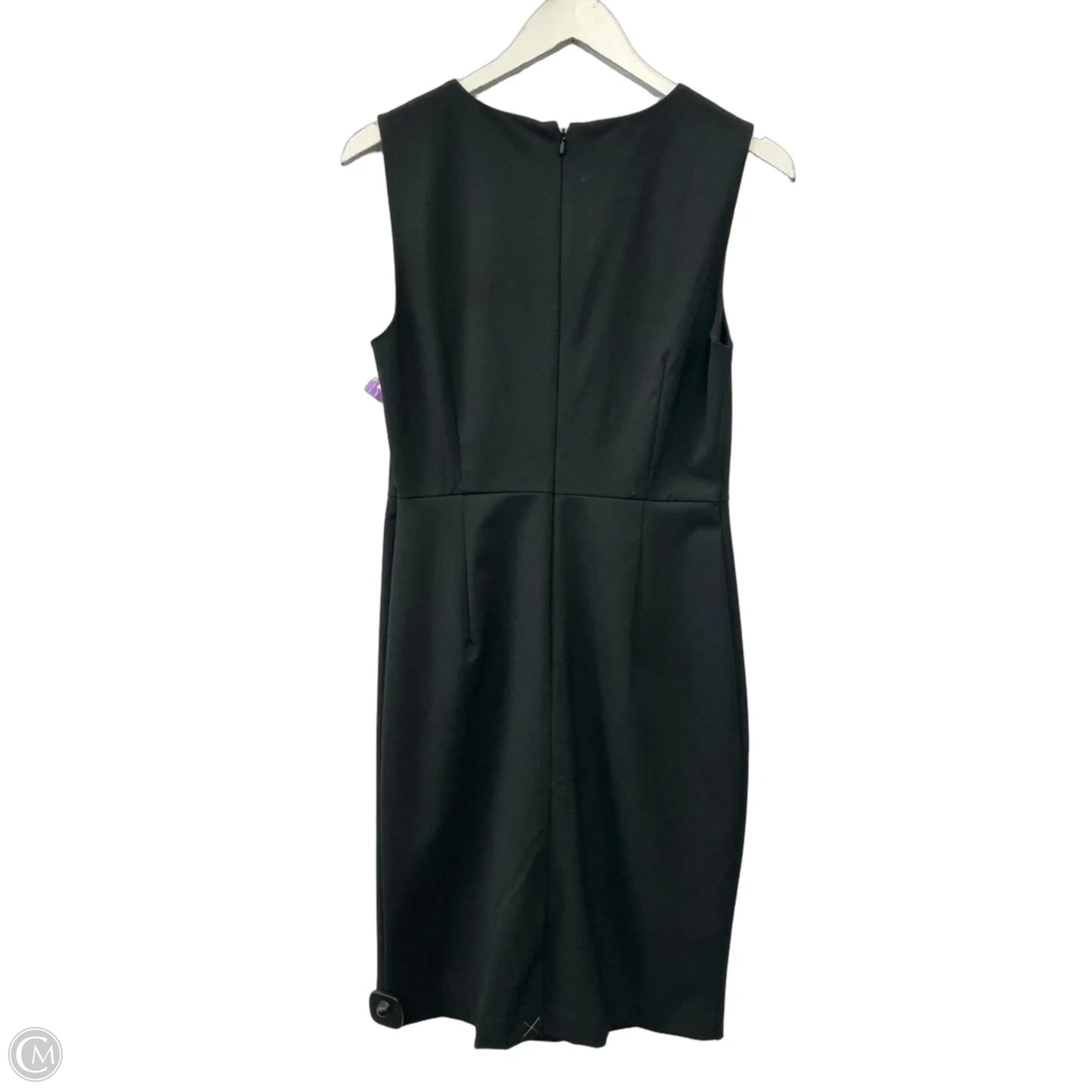 Dress Casual Midi By Ann Taylor In Black, Size: S
