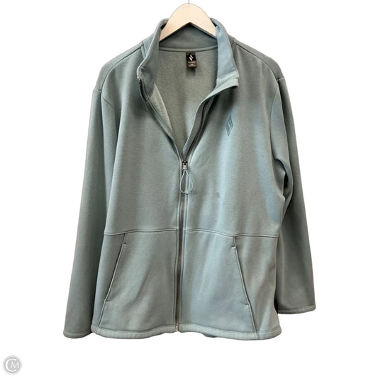 Athletic Jacket By Skechers In Blue, Size: 3x